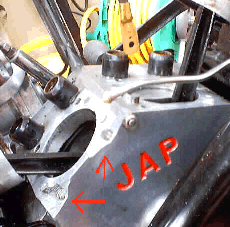 Broken crankcase